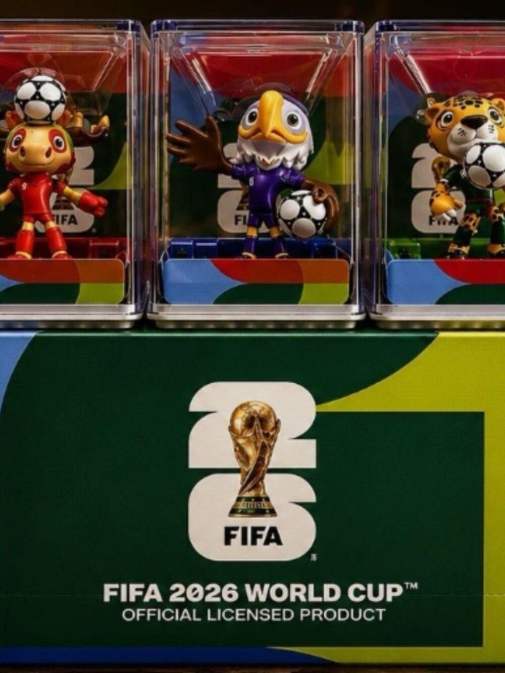 Official FIFA World Cup 2026 Mascot Figurine Set Clutch Zayu & Maple Collectible
